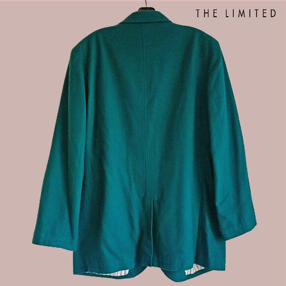THE LIMITED COLLECTION NEW Dark Academia Lapel Flap Pockets Oversized Blazer L - Picture 9 of 12